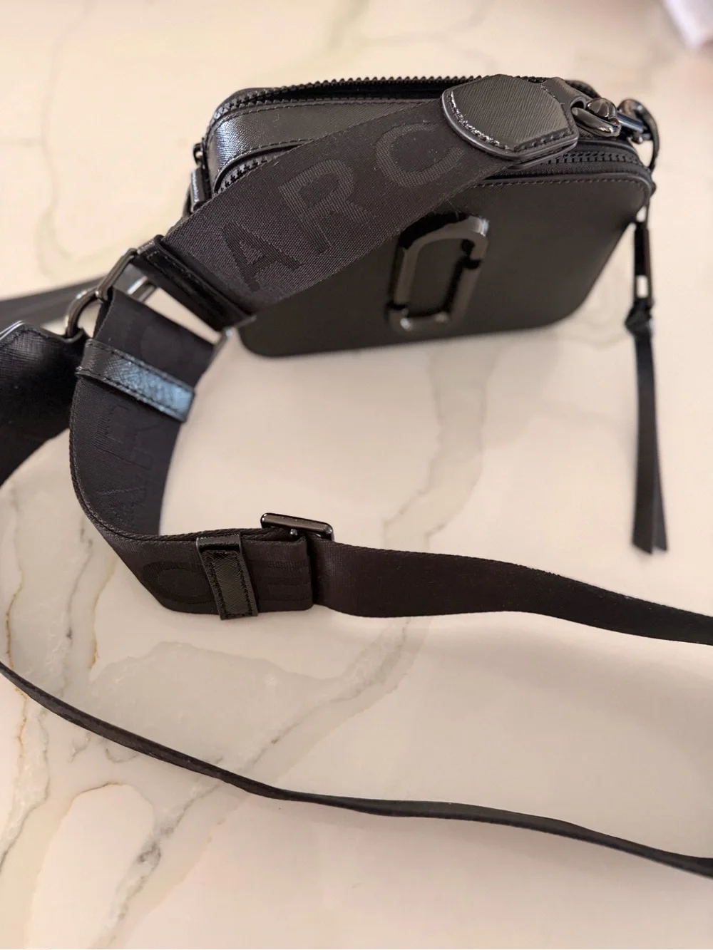 Marc Jacobs snapshot Crossbody Camera Bag with Wide Logo Strap